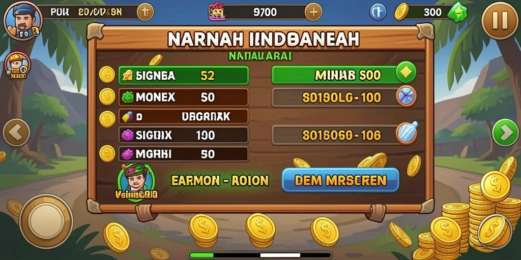 Bonus menarik yang menambah keseruan bermain game.