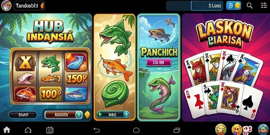 Fitur mode permainan yang menarik dan adiktif.