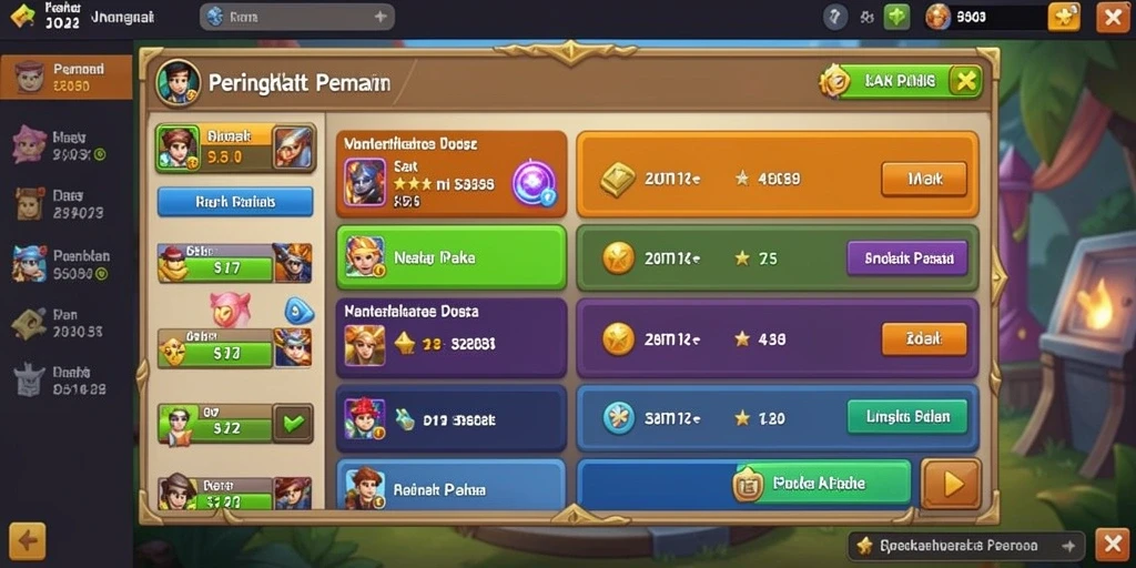 Mode permainan yang menantang dan seru.